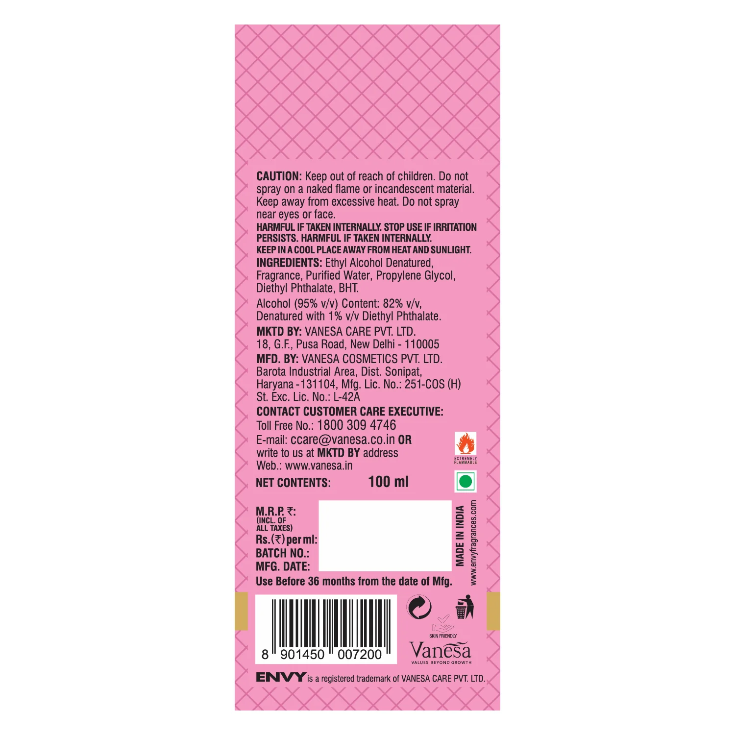 ENVY Bewitch Perfume For Women - 100ml - Image 3