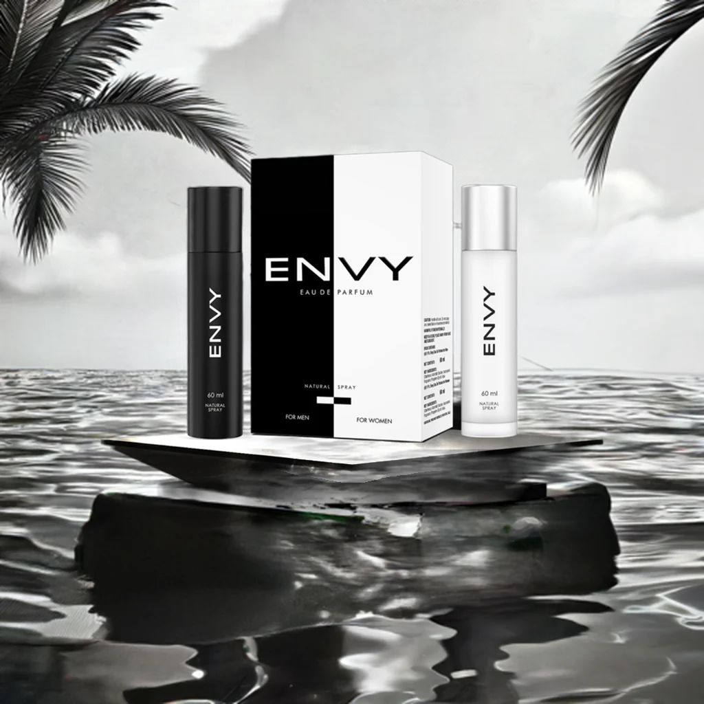ENVY Black & White natural Spray Perfume for Men & Women EDP -120ml - Image 5