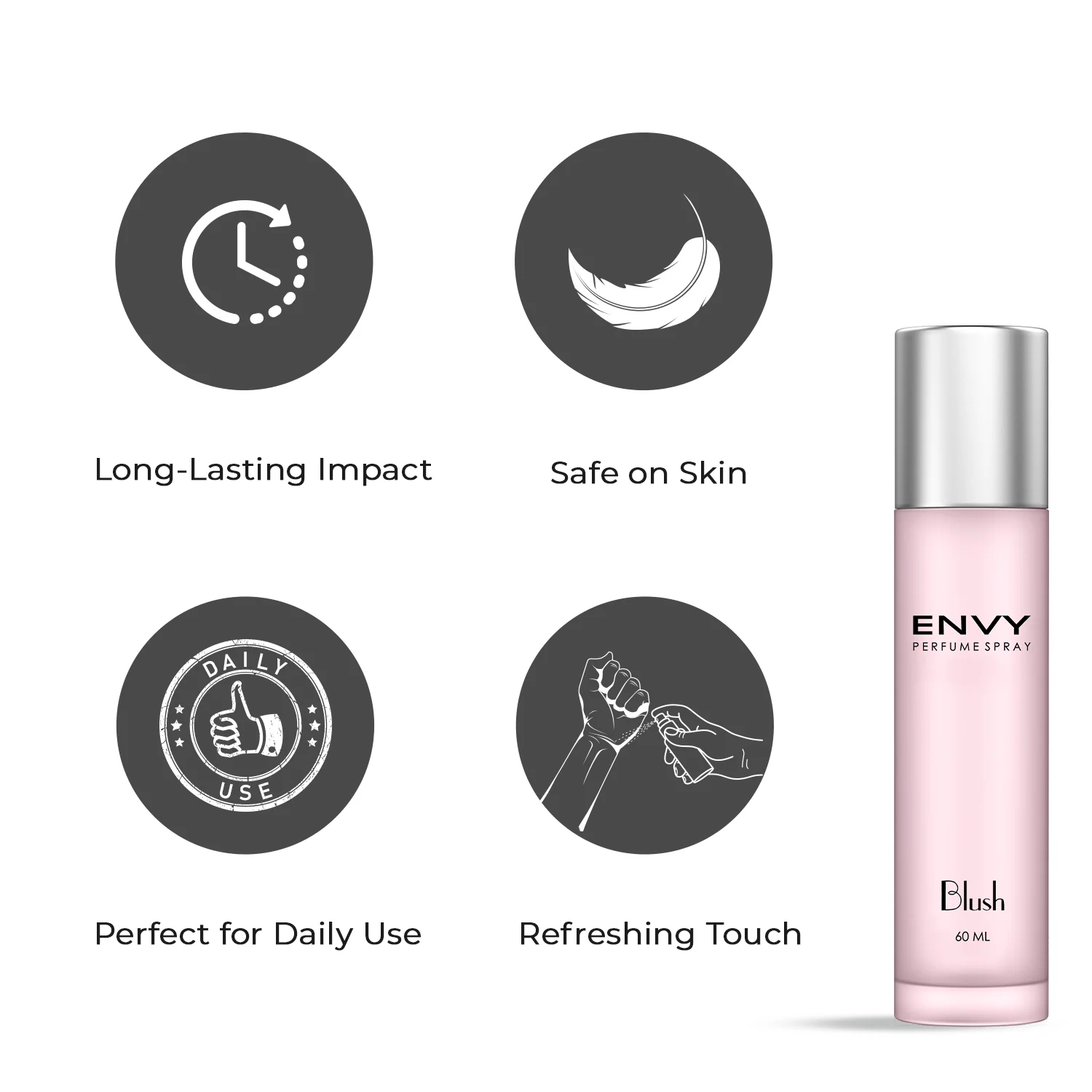 ENVY Blush Perfume for Women - 60ml - Image 3