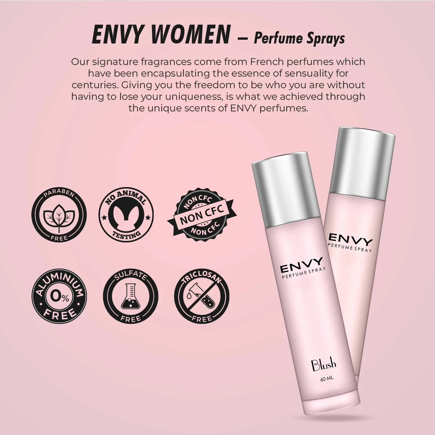 ENVY Blush Perfume for Women - 60ml - Image 4