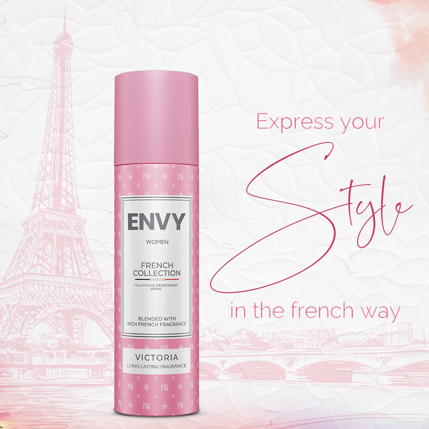 ENVY French Victoria Deodorant For Women - 120ml - Image 6
