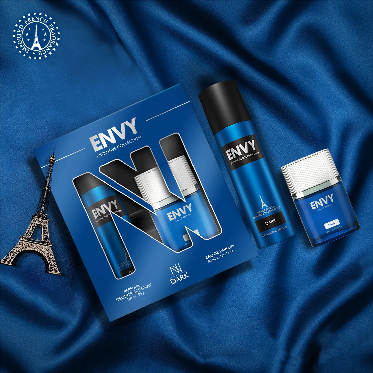 ENVY Gift Pack Dark Deo & Perfume - 170ml - Image 4