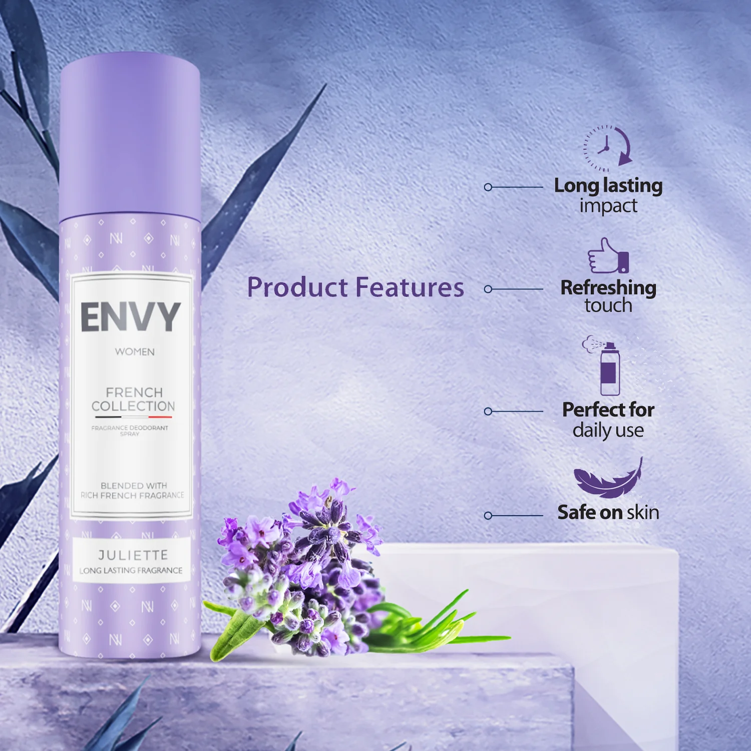 ENVY Juliette Deodorant For Women -120ml - Image 3