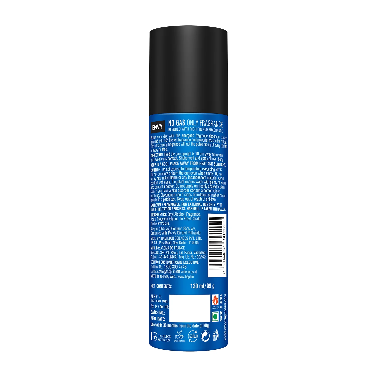 ENVY Nitro Deodorant For Men - 120ml - Image 6
