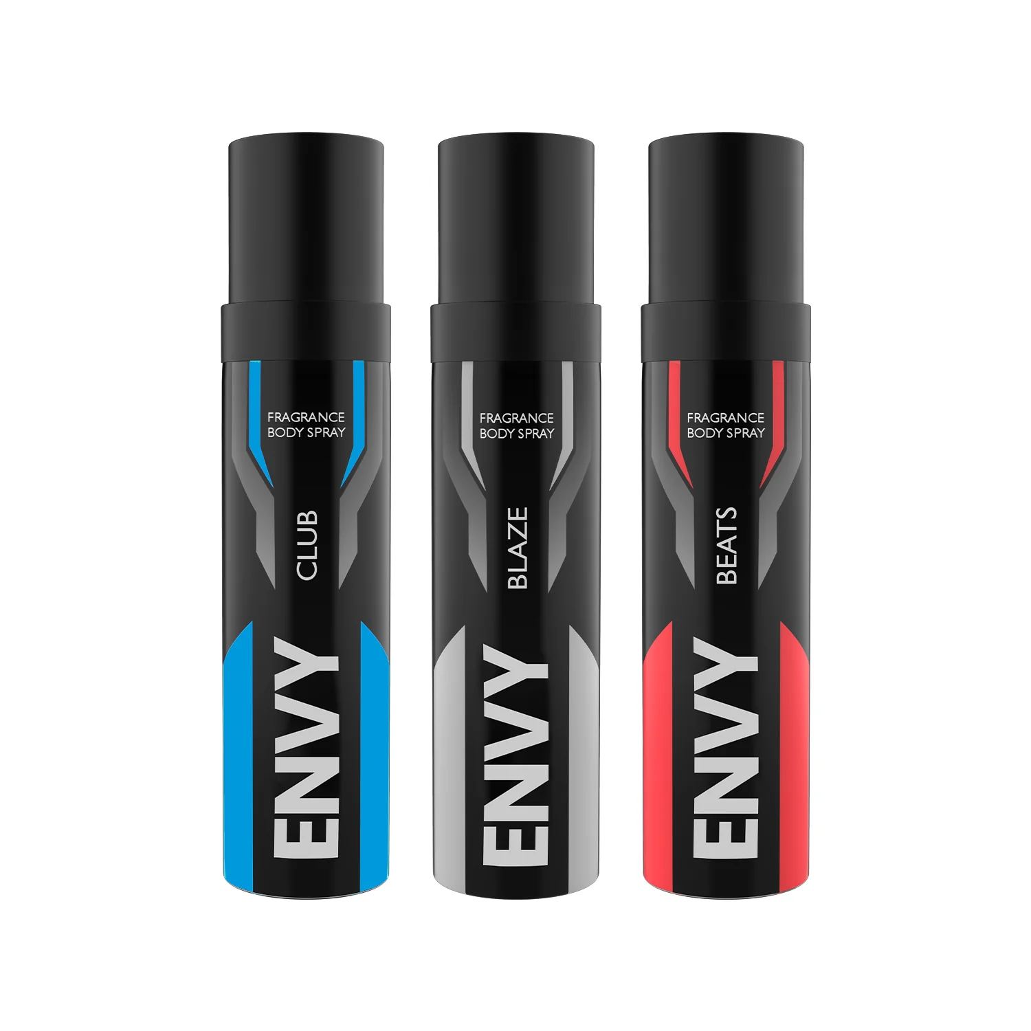 ENVY Pack of 3 Nano Deos (Club + Blaze + Beats) - 30ml Each