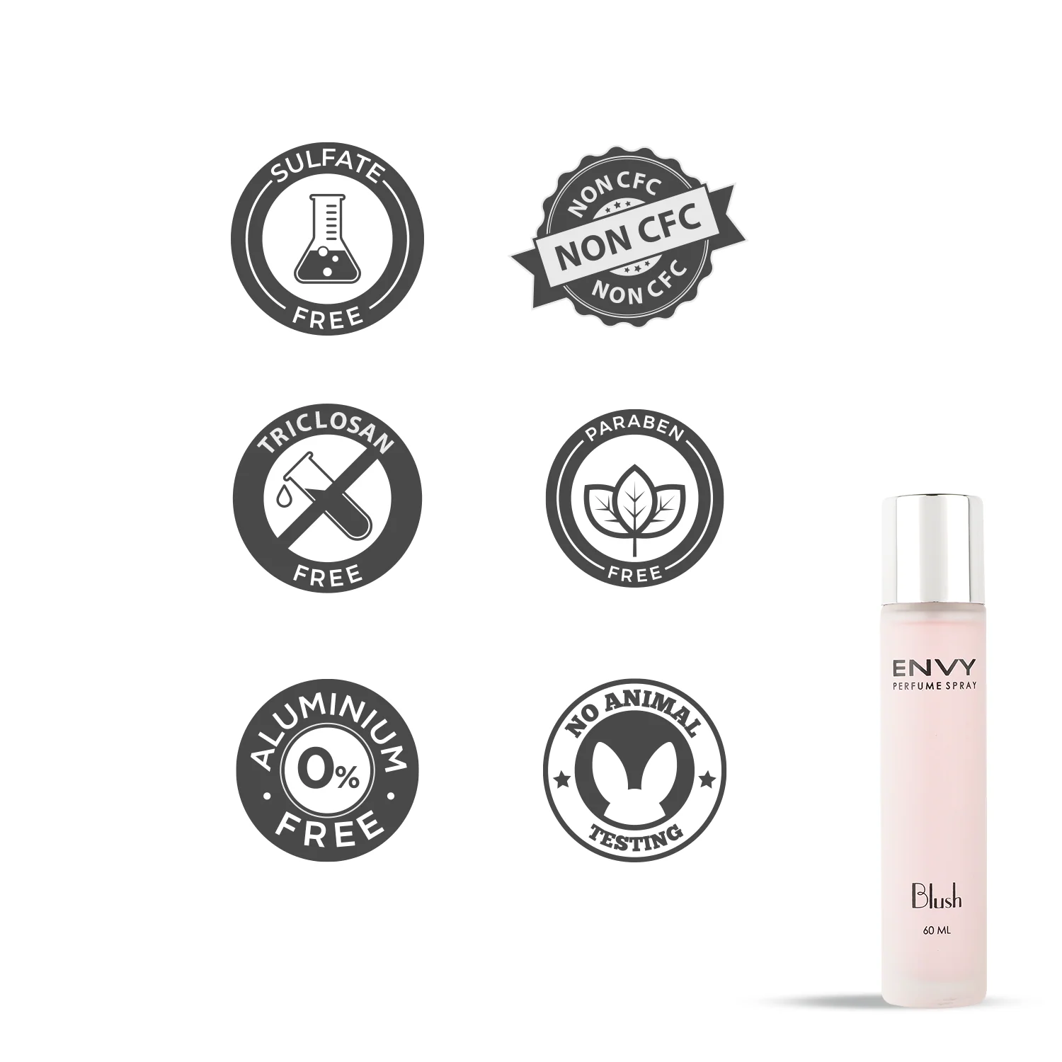 ENVY Blush Perfume For Women (Pack of 3) - 60ml Each - Image 3