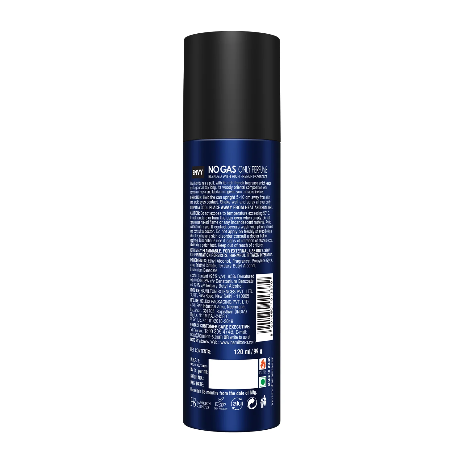 ENVY Gravity Deo For Men - 120ml - Image 8
