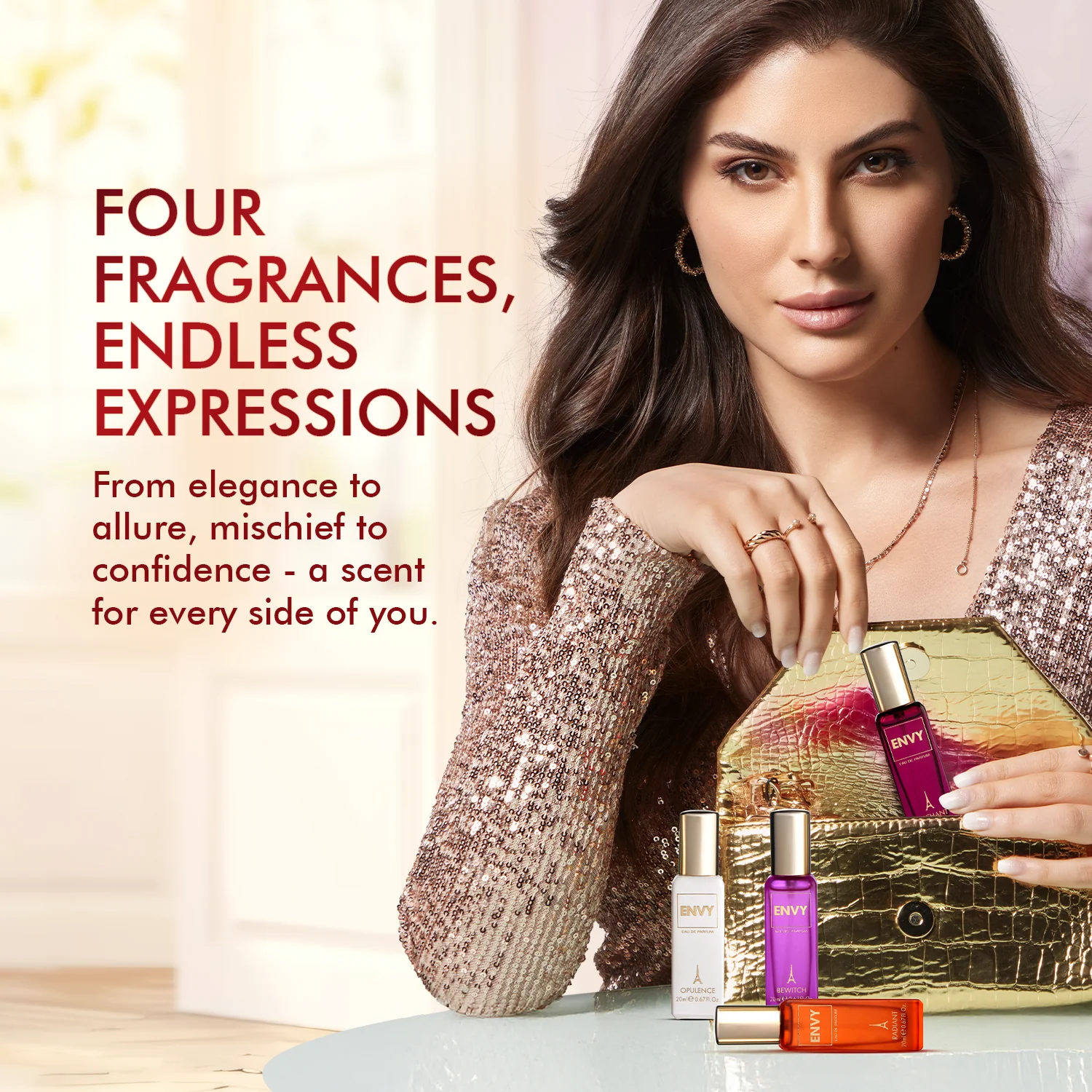 ENVY Luxury Perfume Gift Set for Women - 4x20ml - Image 5