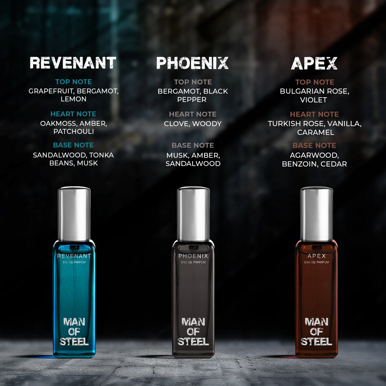 Man of Steel Exclusive Gift Set 3x20ml - Image 4