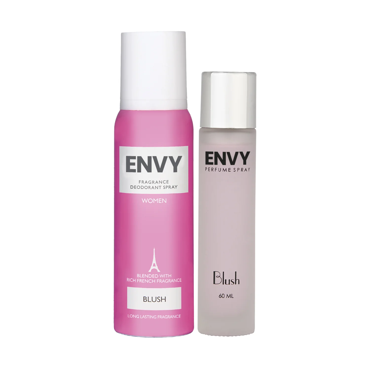 Envy Pack of 2 Blush 120ml Deo & Blush 60ml Perfume For Women