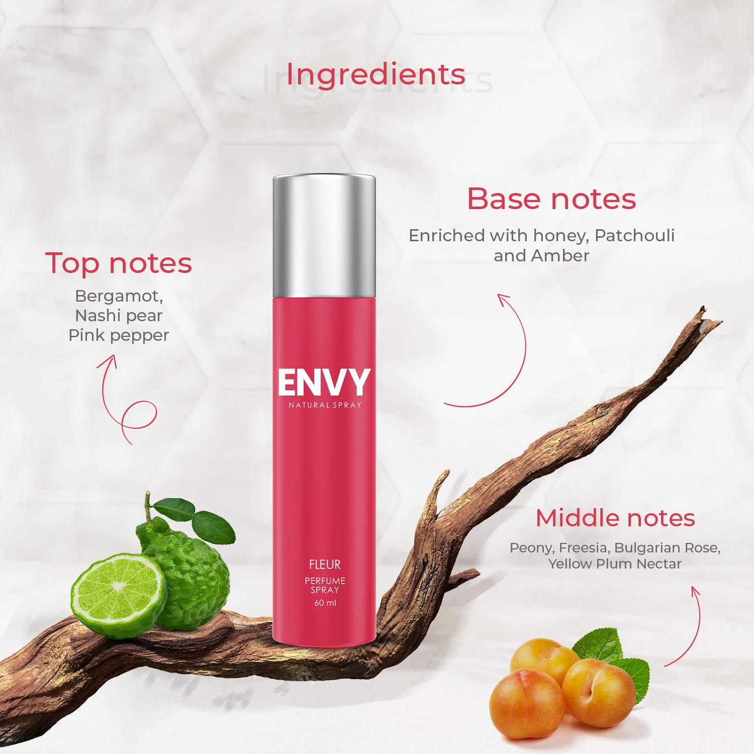 ENVY Fleur Perfume for Women - 60ml - Image 4