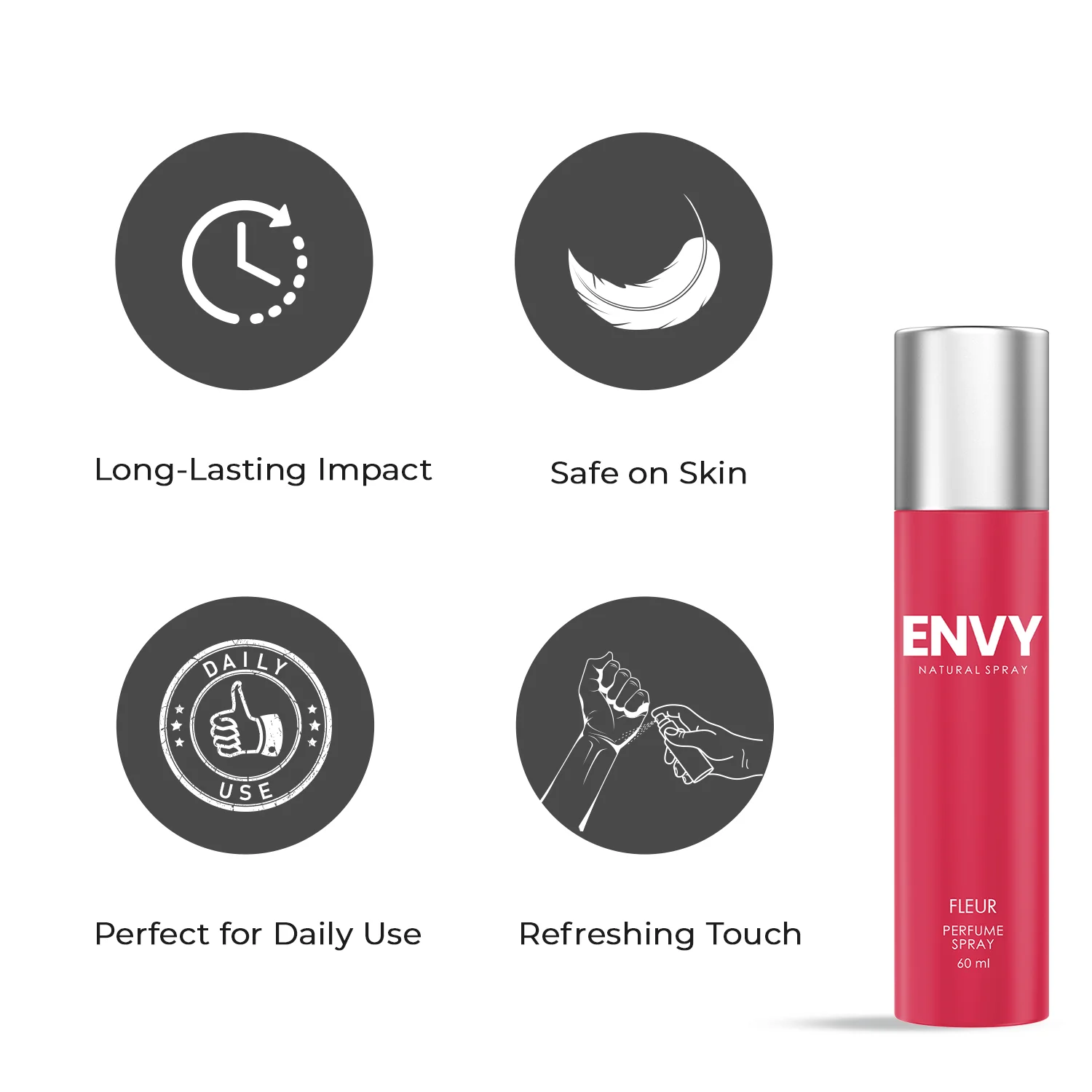 ENVY Fleur Perfume for Women - 60ml - Image 6