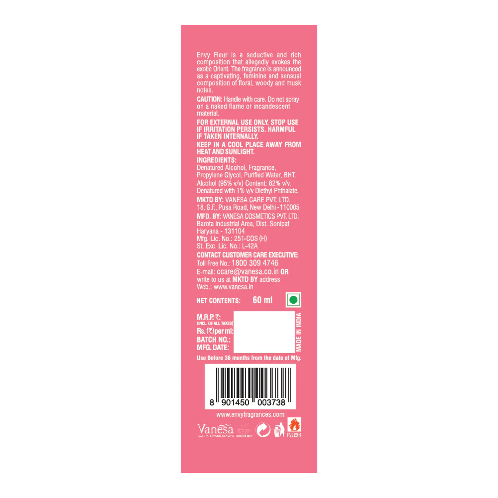 ENVY Fleur Perfume for Women - 60ml - Image 8
