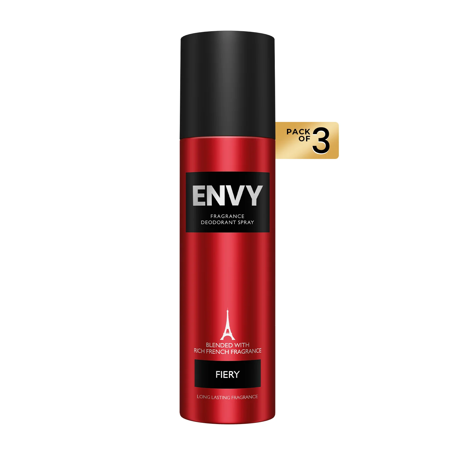 ENVY Pack of 3 Fiery Deos For Men - 140ml Each