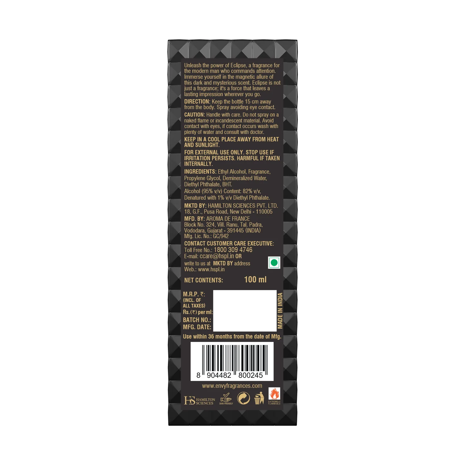 ENVY ECLIPSE Perfume For Men - 100ml - SALE - Image 8