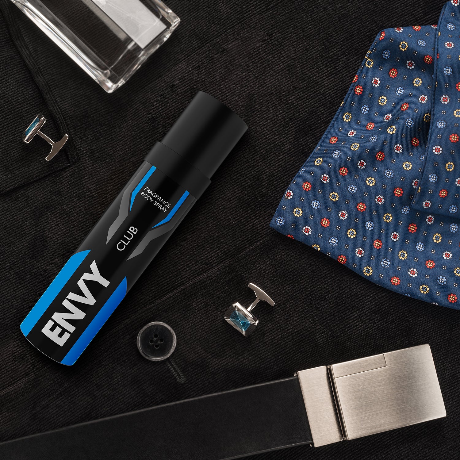 ENVY Pack of 3 Club Nano Deodorant For Men - 30ml Each - Image 2