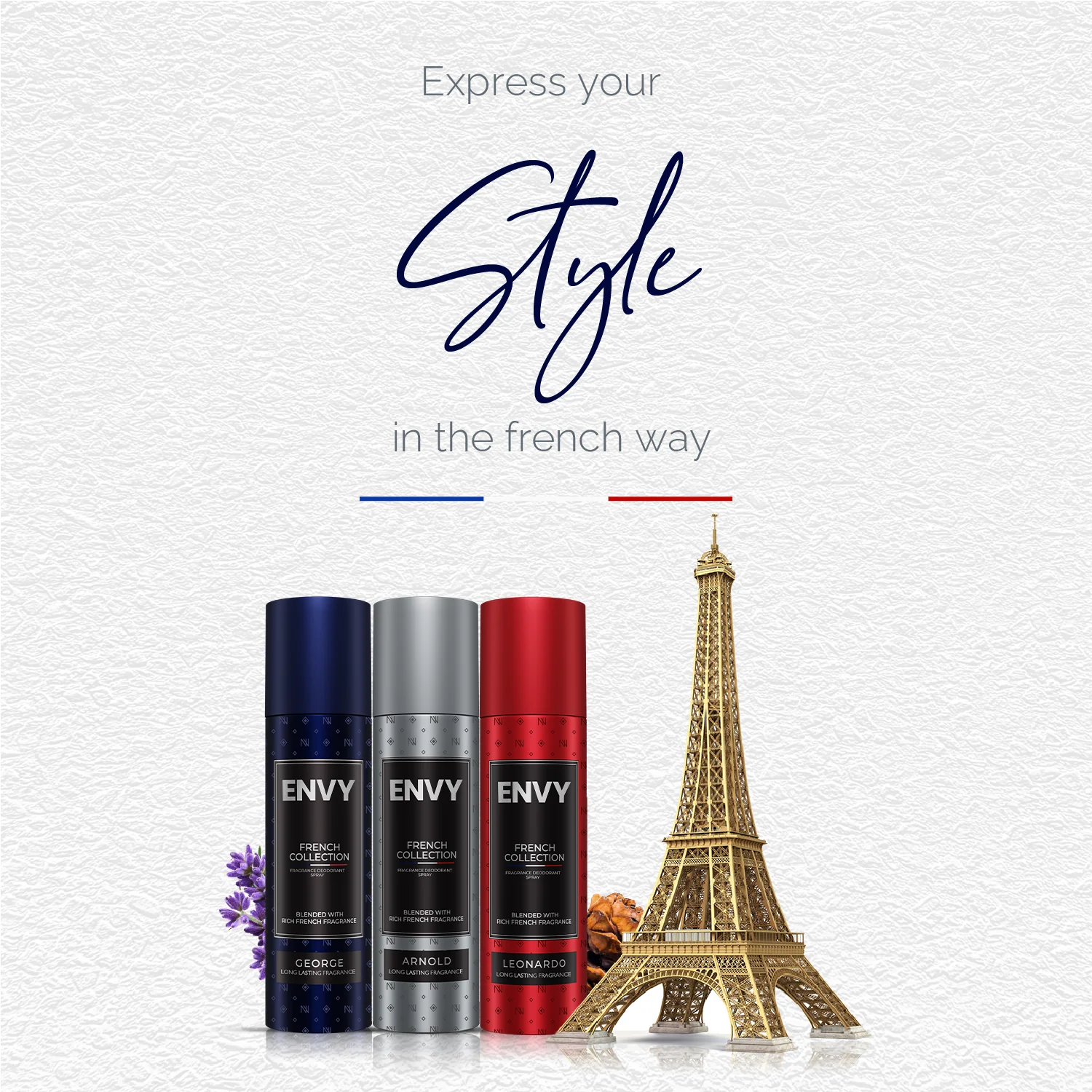 ENVY French Collection Arnold Deodorant For Men - 120ml - Image 7