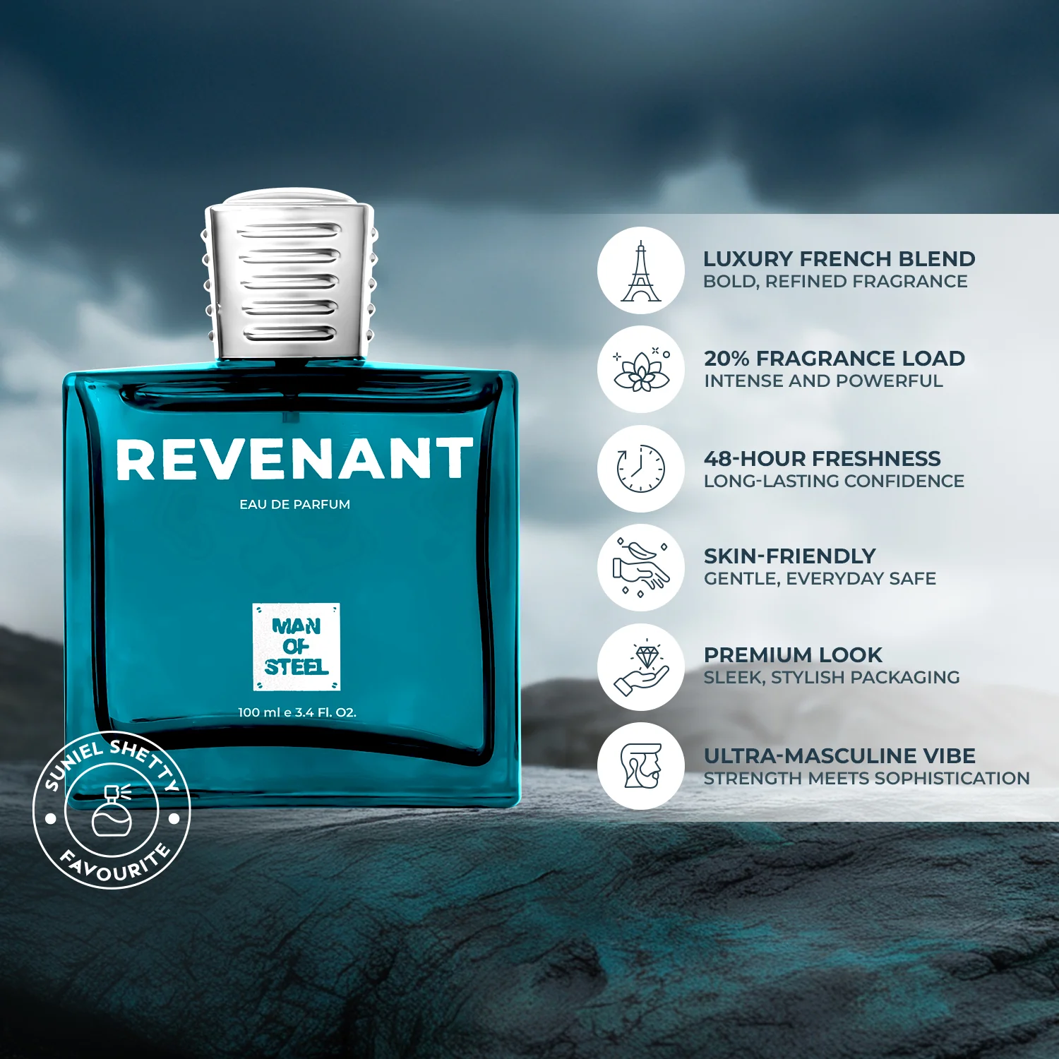 Revenant Perfume 100ml - Man of Steel - Image 4